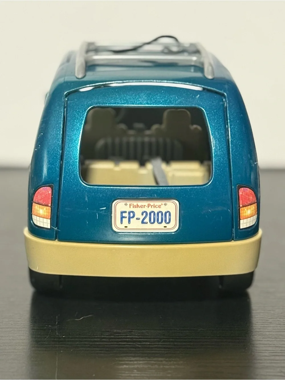 Vintage 1999 Fisher Price Loving Family Talk N Travel Mini Van (Works!)